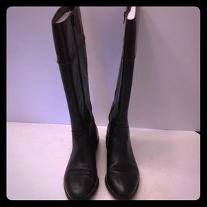 Seychelles black/mahogany brown tall boots